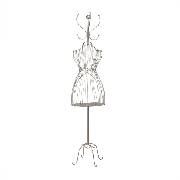 Slika Podni čiviluk srebrni 30x40x175 cm