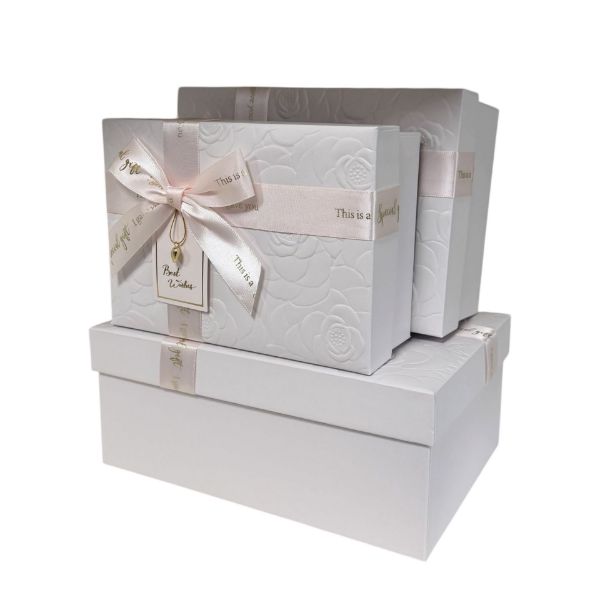 Slika Ukrasna kutija 22x9x16/20x8x14/18x6x13 cm