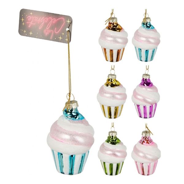 Slika NG ukras za jelku cupcake