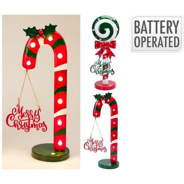 Slika NG svetleća dekoracija candy cane 47 cm