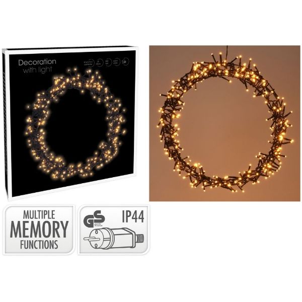 Slika NG svetleća dekoracija obruč 38 cm 300 LED