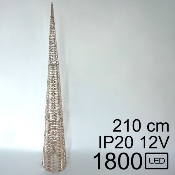 Slika NG svetleca dekoracija 1800 LED 210 cm